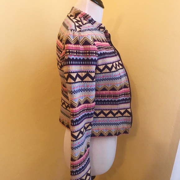 Octavia tribal print zip-up jacket - Picture 3 of 8